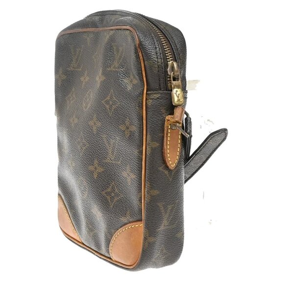 LOUIS VUITTON Danube Shoulder Bag Monogram Leather Brown France M45266 30EF717 - Picture 4 of 16